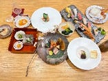 四季折々の逸品・握り寿司・季節のコース
10,000円（税抜）～