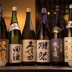 全国から厳選して取り寄せた 地酒を豊富にご用意しております。