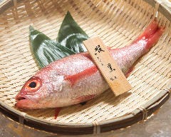 価格が急騰している《のど黒》も 八吉ならコースでこのお値段