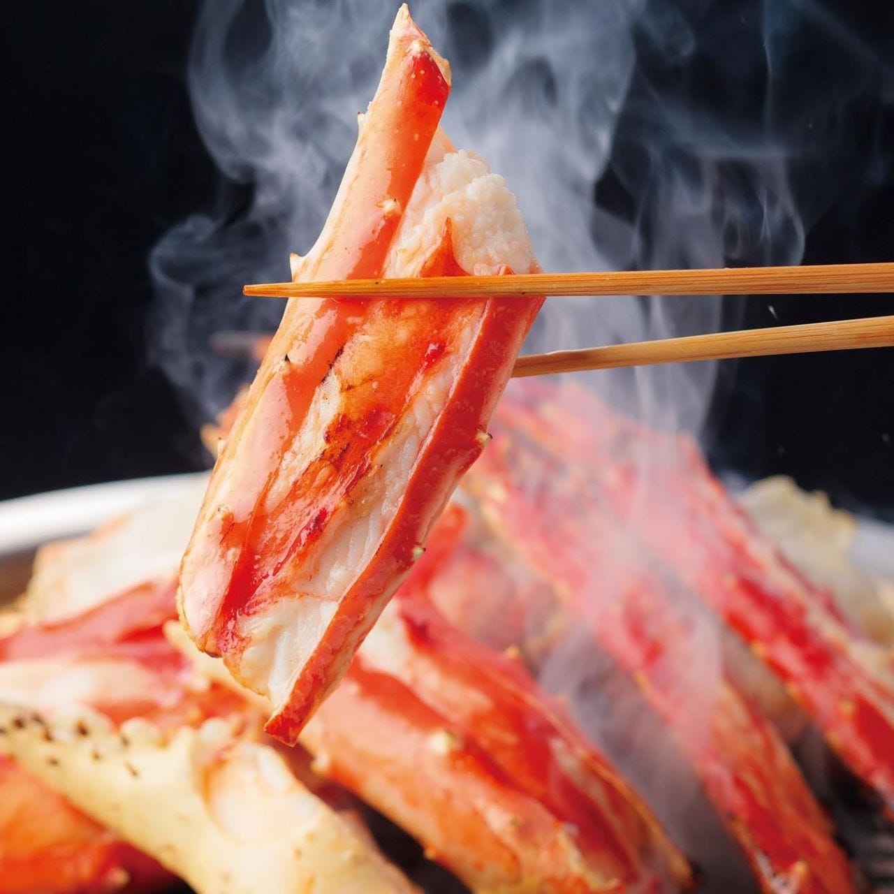 これぞ名物料理”網焼きタラバガニ”です！