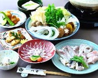 【てっちり一式Ａ】　9,680円（税サ込）※10月～3月末迄