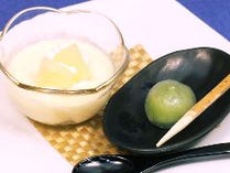 パインプリン・抹茶葛餅