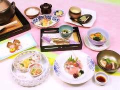 季節会席【八千円】　9,680円（税サ込）