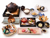 季節会席【八千円】　9,680円（税サ込）