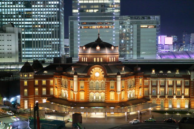 個室からは東京駅の眺望をおたのしみいただけます