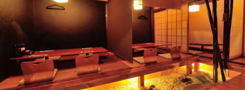 個室庭園空間 禅楽（あぐら）