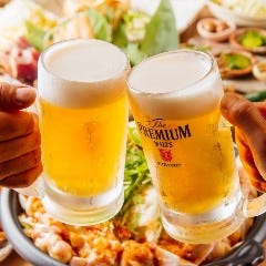 炭火焼き料理にぴったりのドリンクを各種取り揃えております