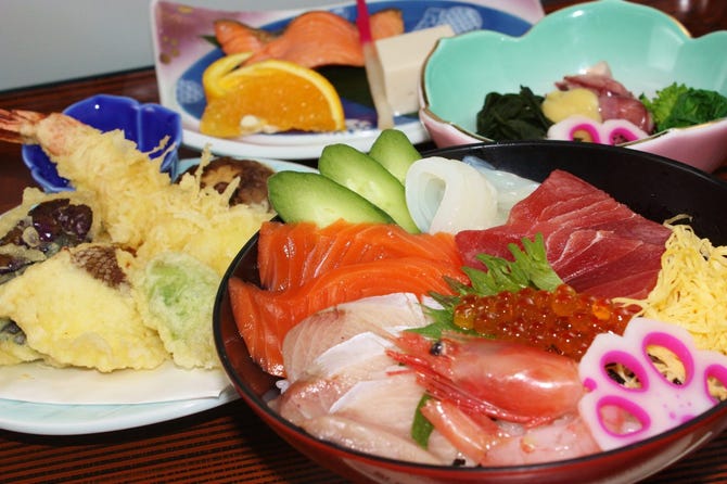 日本海地魚グルメ 魚がし 糸魚川 海鮮丼 ぐるなび