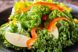 産直無農薬野菜のグリーンサラダ