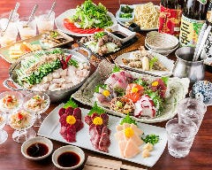 飲み放題付宴会コース ご予算に応じてご要望を承ります。