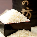 当店のお米は千葉県産のコシヒカリを浦安で精米したものを使用しております。