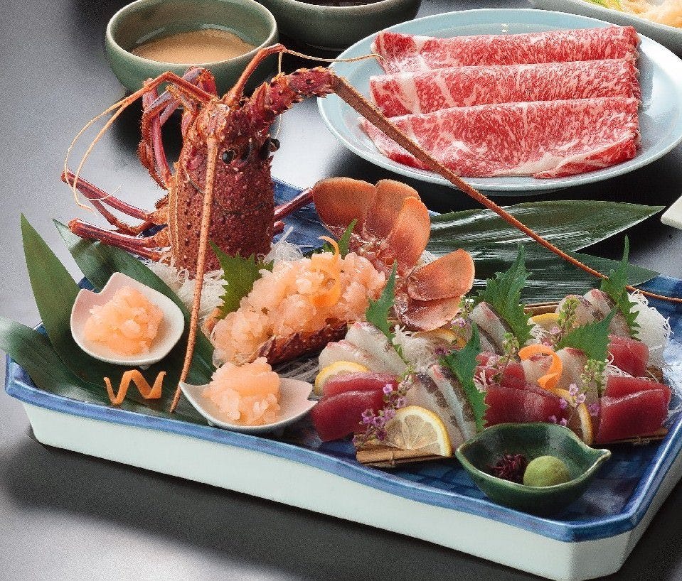 予約限定 伊勢海老付 飲み放題付 牛 国産豚しゃぶ食べ放題コース10 000円の詳細 しゃぶしゃぶ すき焼きしゃぶ禅 福岡 昭和通り大名店 大名 しゃぶしゃぶ ぐるなび
