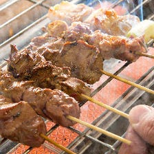 串焼き鳥各種180円～240円