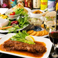 このBIGスペアリブがメイン！ 2H飲放付き 洋食コース5,500円