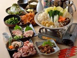 ◆選べる鍋コースは、塩ちゃんこ鍋の場合は〆が雑炊、チゲ鍋の場合リゾットになります♪
※こちらの画像が選べる鍋コース(￥3500)のイメージ写真です。