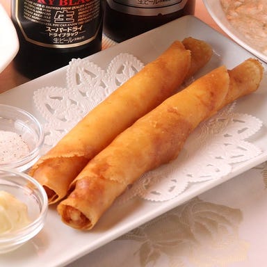 中国料理 龍華園_名物 プリプリ海老はるまき