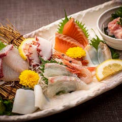 新鮮海の幸のお造り盛り合わせ