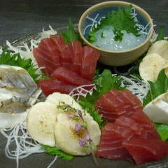 京都卸売市場から毎日直送している新鮮な魚介をお楽しみください