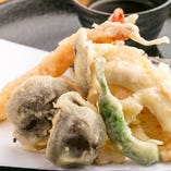 海老と野菜の天ぷら盛り合わせ　