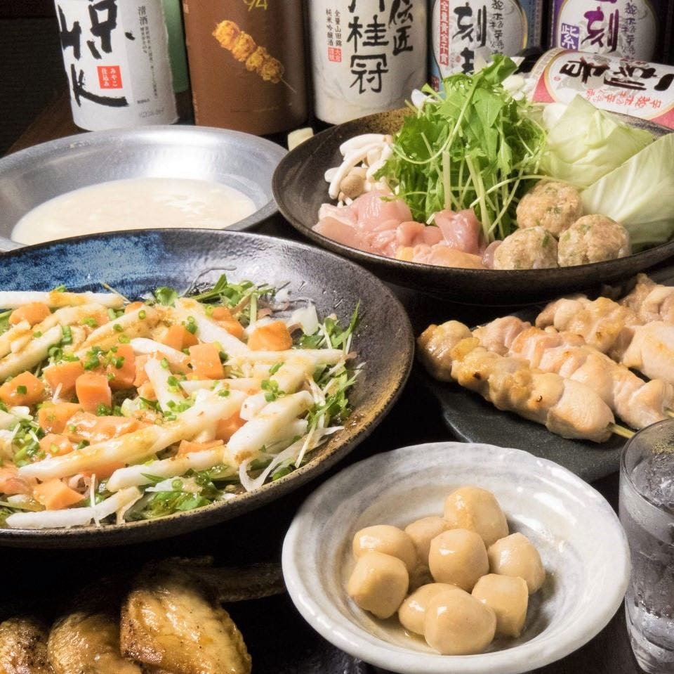 特選コース 税込でわかりやすい 3h飲み放題付5000円 4000円 税込 の詳細 水炊き 焼鳥 とりいちず酒場 目黒店 目黒 居酒屋 ぐるなび