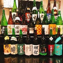 店主拘りの日本酒を150種類ご用意！