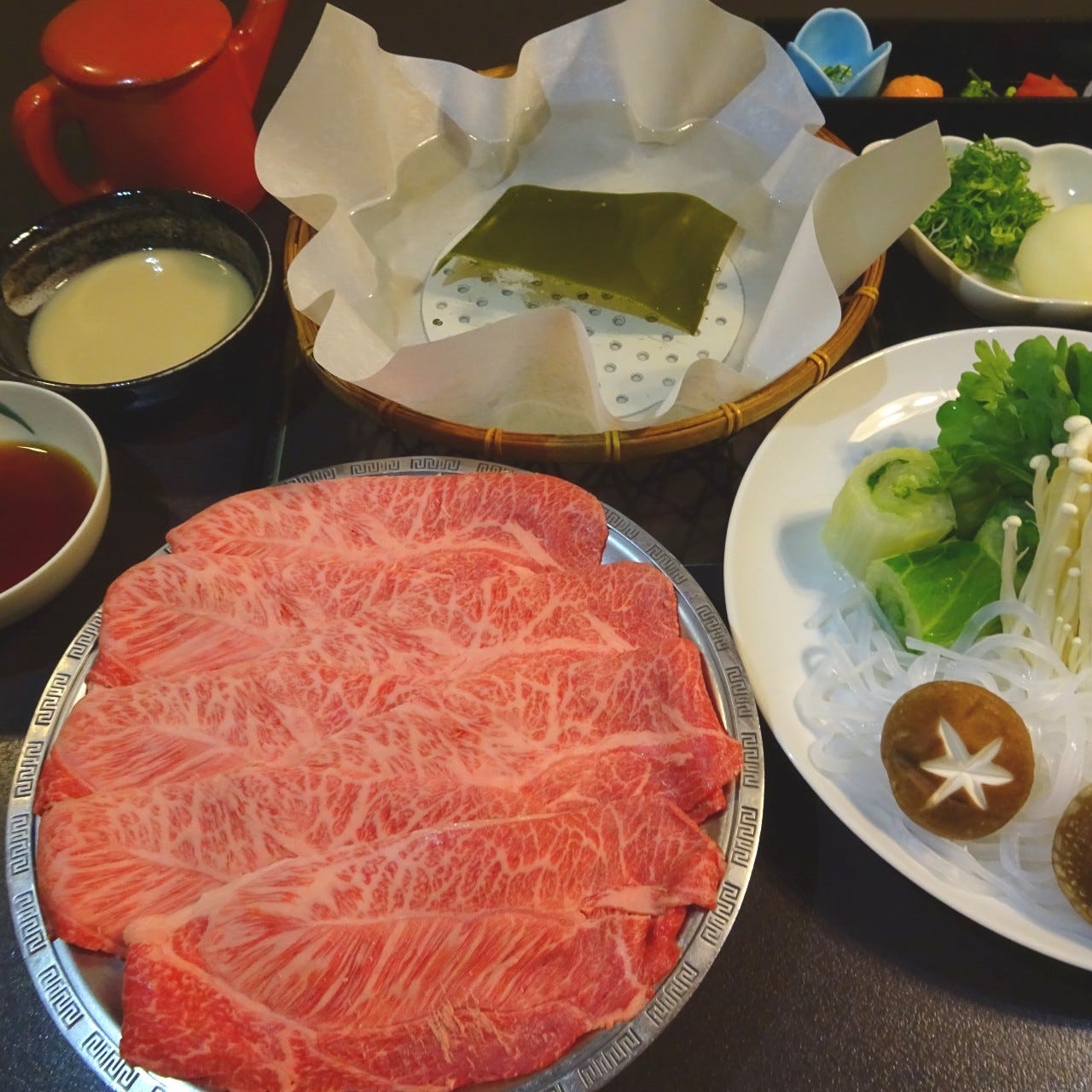 はり重 大宝寺店 コース 黒毛和牛のすき焼きコース ぐるなび