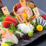 九州鮮魚…お造り５点盛り合わせ