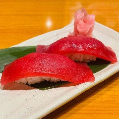 個室完備 まぐろ居酒屋 さかなや道場 名古屋駅太閤通口店_生本まぐろ赤身握り寿司