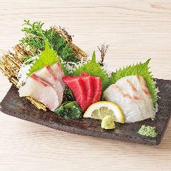 個室完備 まぐろ居酒屋 さかなや道場 名古屋駅太閤通口店_＜本まぐろ入り＞刺身3点盛合せ