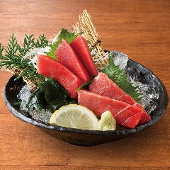 個室完備 まぐろ居酒屋 さかなや道場 名古屋駅太閤通口店_本まぐろ2種盛合せ