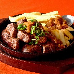 個室完備 まぐろ居酒屋 さかなや道場 名古屋駅太閤通口店_牛ミスジひとくちステーキ ～おろし醤油～