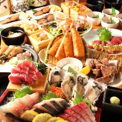 個室完備 まぐろ居酒屋 さかなや道場 名古屋駅太閤通口店_【海鮮尽くしの宴】7,000円★2時間飲み放題付き全8品♪予約特典あり
