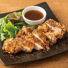 鹿児島いいとこ鶏の竜田揚げ ~山椒ソース~ 個室完備 まぐろ居酒屋 さかなや道場 名古屋駅太閤通口店_鹿児島いいとこ鶏の竜田揚げ ~山椒ソース~