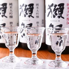 獺祭の精米歩合50/39/23の飲み比べセット 780円
