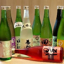 こだわりぬいた日本酒の数々