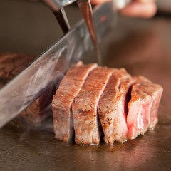 【web限定コース】③A5特選神戸牛サーロイン＆A5神戸牛熟成肉のステーキ　天然海老と活き鮑の鉄板焼