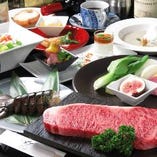 【Xmas2026ペアA】A5神戸牛赤身肉とA5黒毛和牛サーロイン、焼しゃぶなど(乾杯ドリンク付)