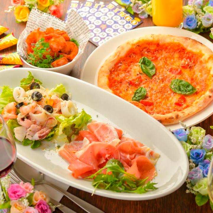2 5時間歌い放題 飲み放題付 カラオケパーティで晴れの日をお祝い 結婚式二次会プラン 全4品 の詳細 個室ダイニング カラオケ バル 山形市 イタリアン イタリア料理 ぐるなび