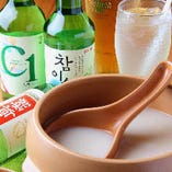 マッコリや韓国酒はもちろん希少な焼酎もございます！
