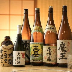 焼酎もご接待や会食で満足いただける品揃えです