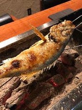 目の前で焼くカウンター