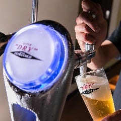 キンキンに冷えたエクストラコールド!!クリーミーな泡と相愛なキレで極上の1杯を!!