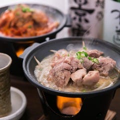 串陣にきたらまずはコレ!ファイヤーチキン!〆はご飯INで絶品♪