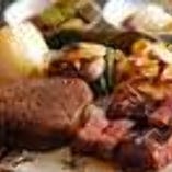 鉄板焼ディナーコース　信州サーモンと黒毛和牛赤身ステーキ