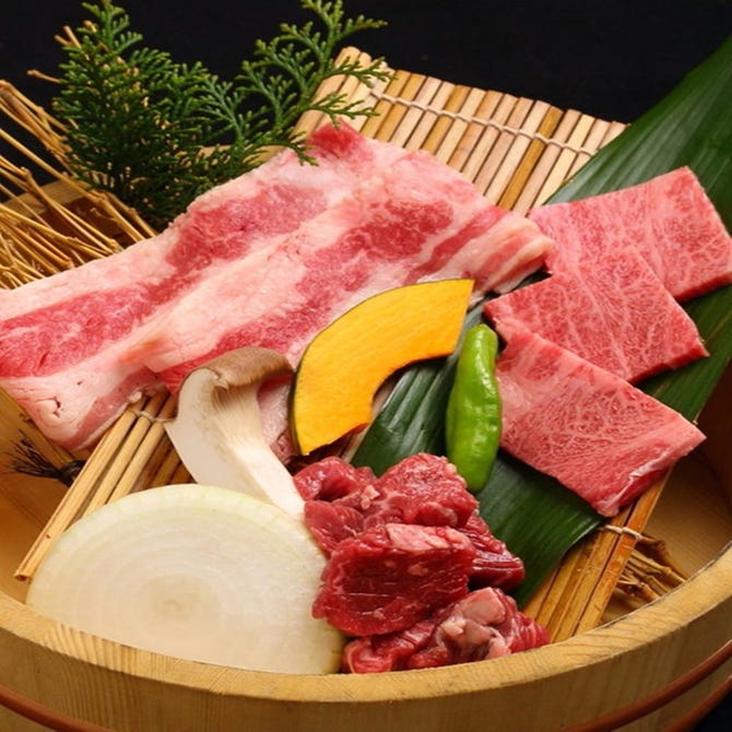 焼肉しゃぶしゃぶ食べ放題 はや まんぷく市場 宗右衛門町店 なんば 難波 焼肉 ぐるなび