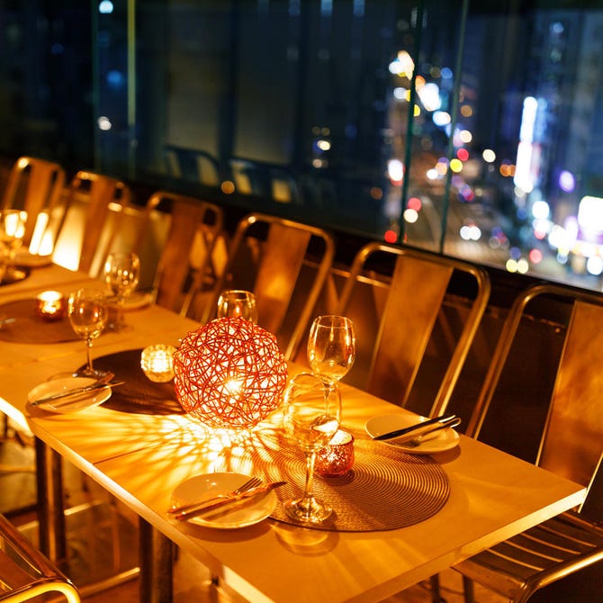 夜景 チーズとお肉のソラバル 梅田店 梅田 大阪駅 居酒屋 ぐるなび