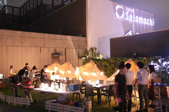 東京スカイツリータウン R の庭 押上 ビアガーデン ぐるなび