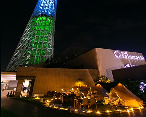東京スカイツリータウン R の庭 押上 ビアガーデン ぐるなび