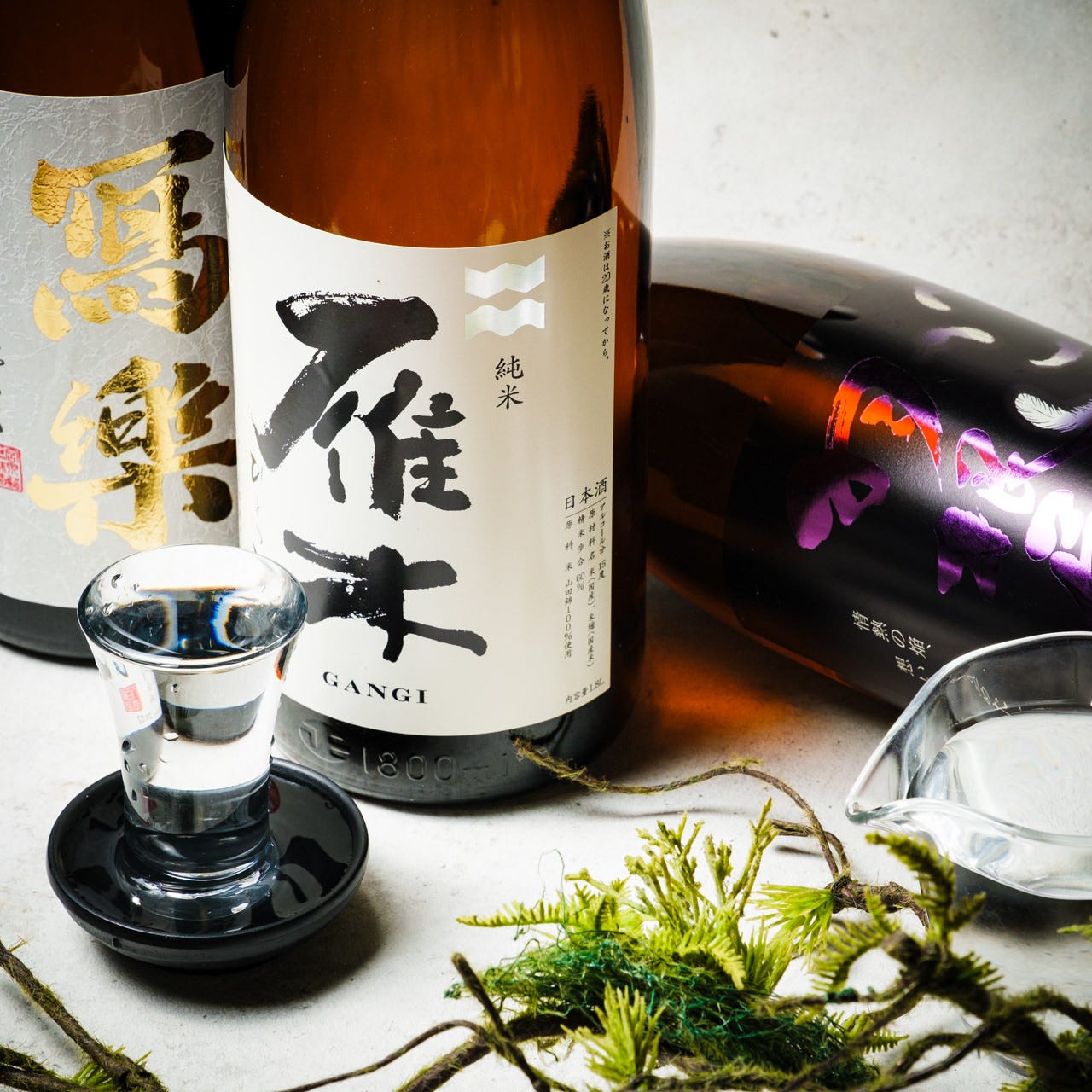 厳選日本酒は45mlからお試し可能！