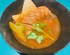 悪魔のうま辛やみつきチョリソーメキシカンスープ